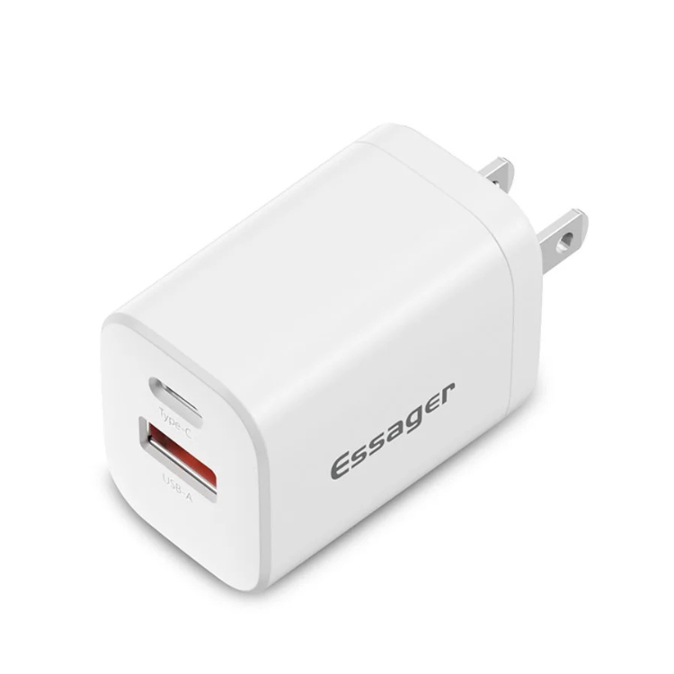 USB-A + USB-C Fast Dual Charger 30W