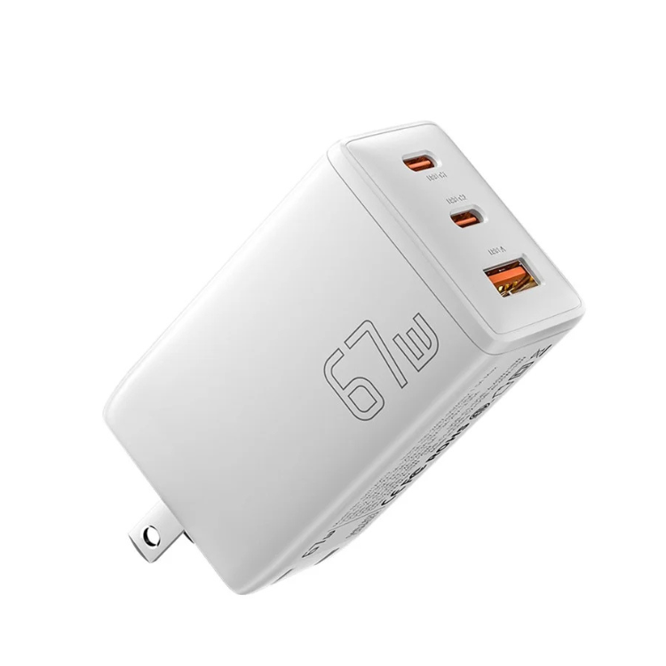 3 Port USB-A + 2 USB-C Fast Charger 67W