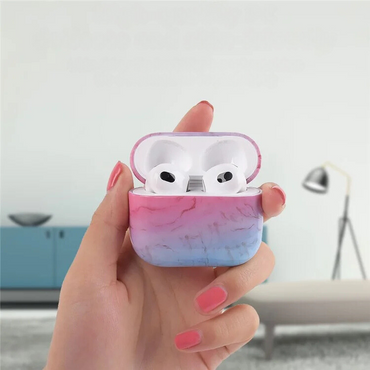 AirPods 4 Sunset Aura Marble Case
