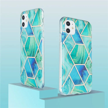 iPhone 11 Ocean Jade Marble Case