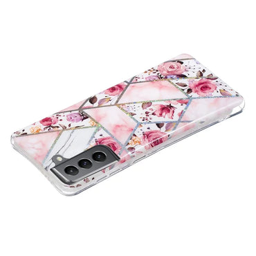 Samsung Galaxy S21 FE Petal Rose Marble Case