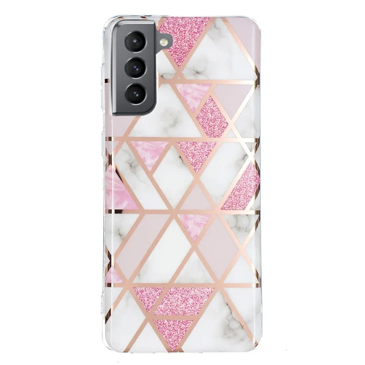 Samsung Galaxy S21 FE Blushina Marble Case