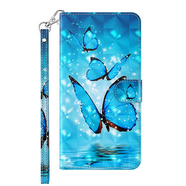 Pixel 6 Blue Butterfly Case Wallet