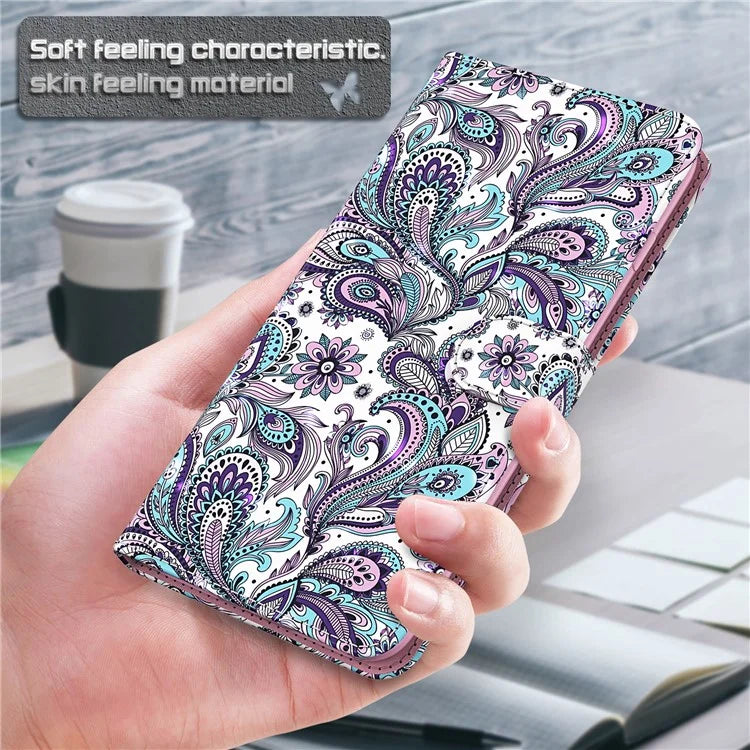 Pixel 6 Purple Impatiens Case Wallet