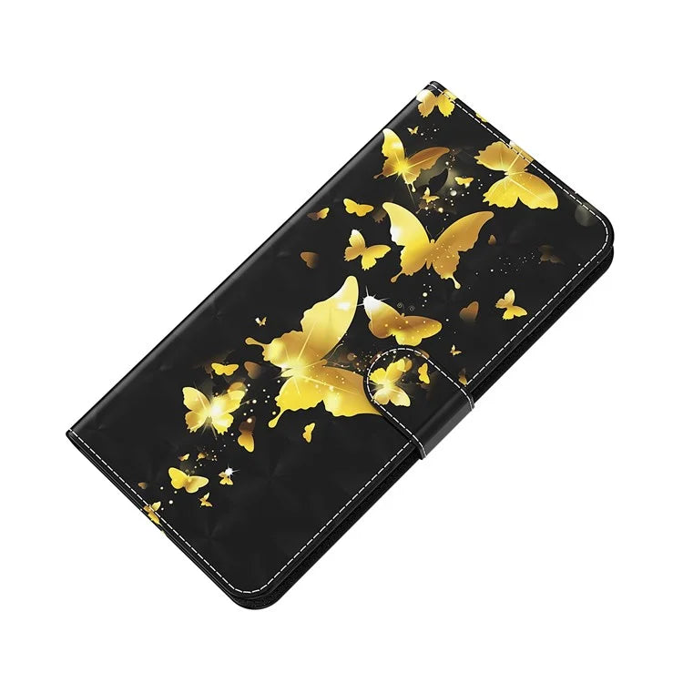 Pixel 6 Pro Golden Butterfly Case Wallet