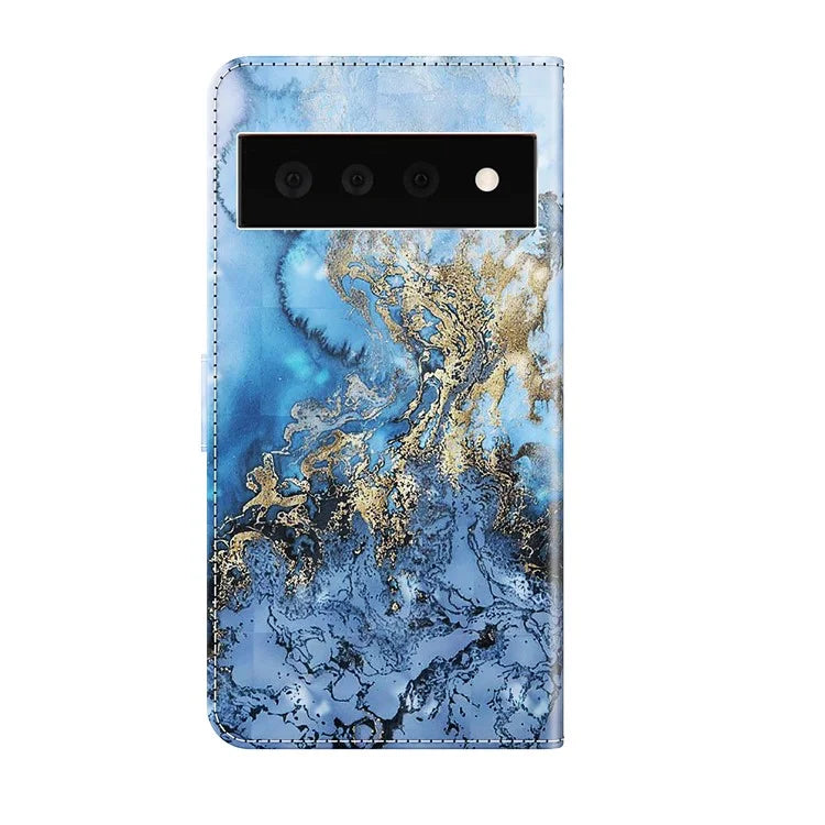 Pixel 6 Pro Blue Valley Case Wallet