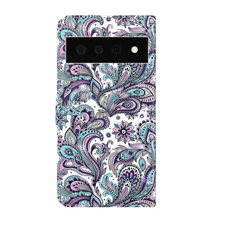 Pixel 6 Pro Purple Impatiens Case Wallet