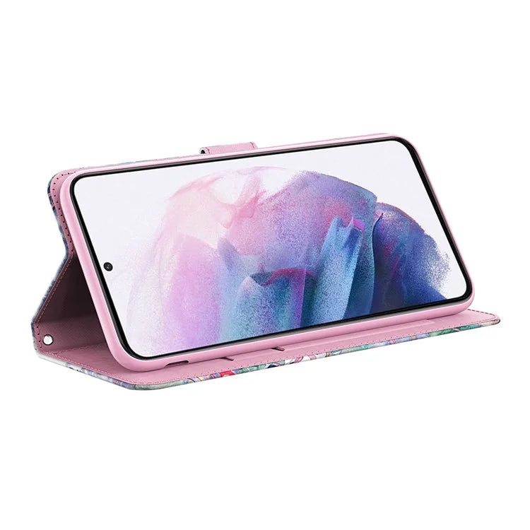 Pixel 6 Pro Purple Impatiens Case Wallet
