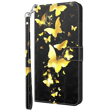 Pixel 6a Golden Butterfly Case Wallet