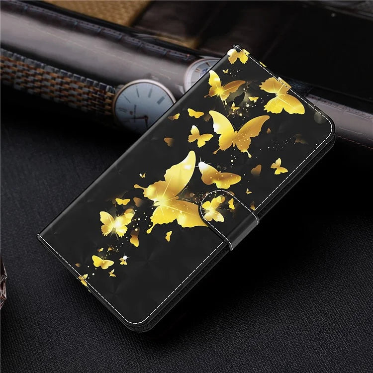 Pixel 6a Golden Butterfly Case Wallet