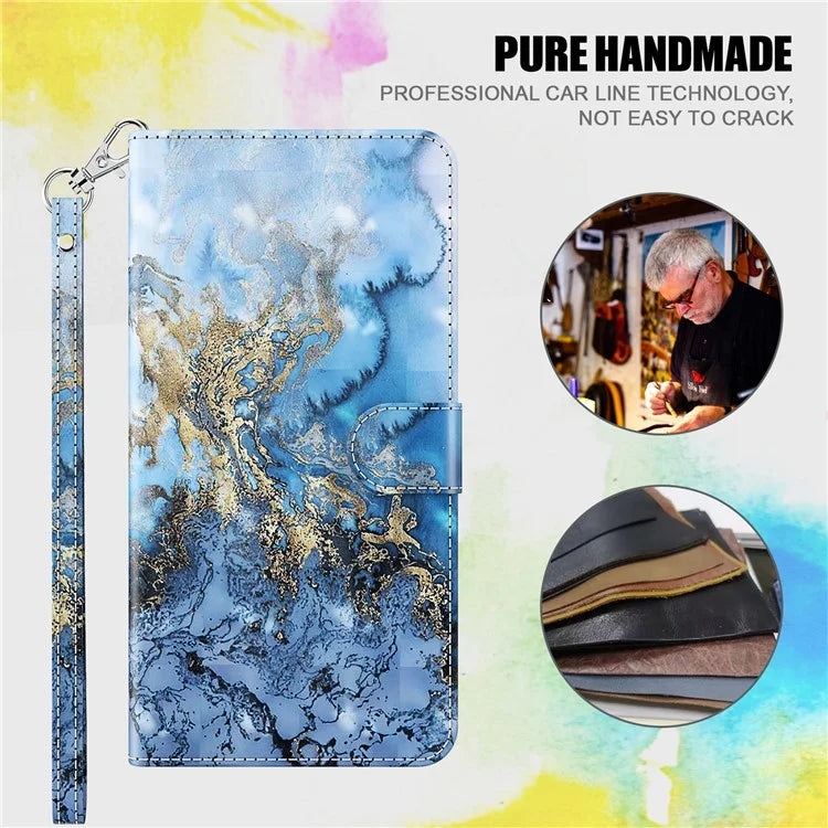 Pixel 6a Blue Valley Case Wallet