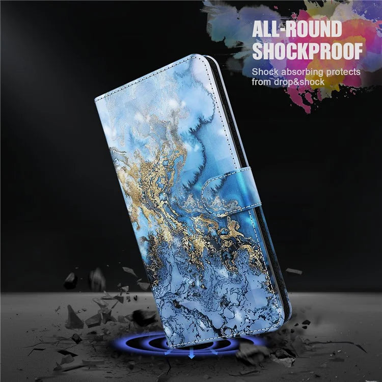 Pixel 6a Blue Valley Case Wallet