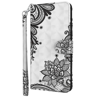 Pixel 6a Lace Flower Case Wallet
