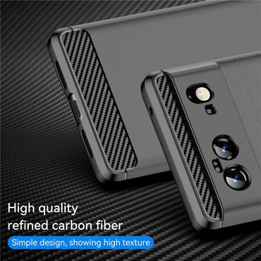 Pixel 6 Case Brushed Surface Carbon Fiber