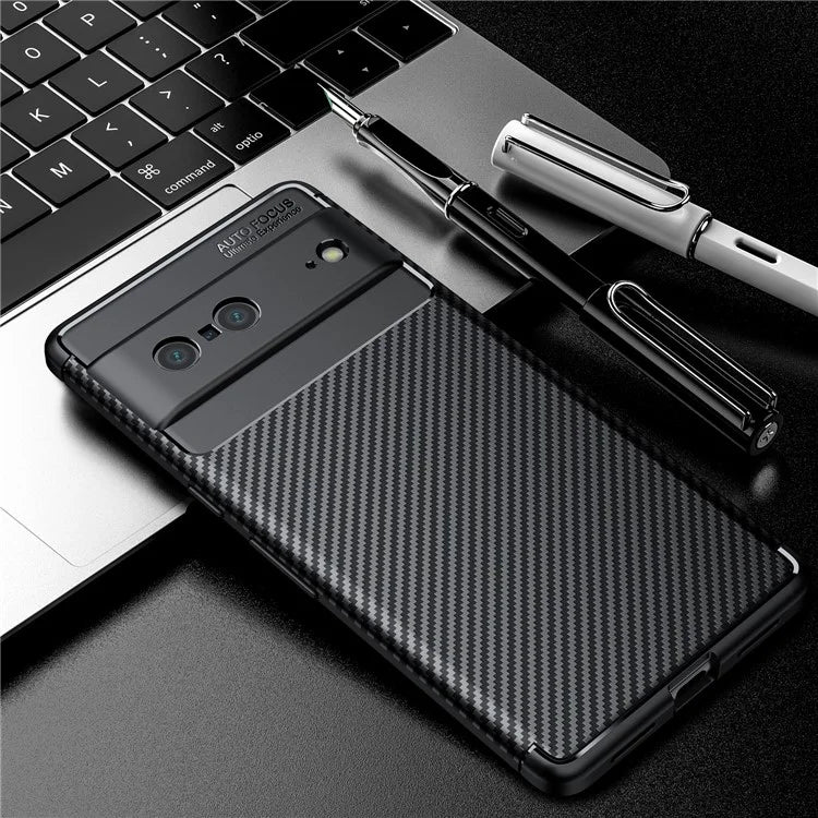 Pixel 7 Case Carbon Fiber Texture