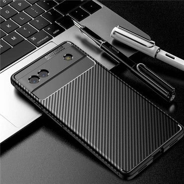 Pixel 6a Case Carbon Fiber Texture