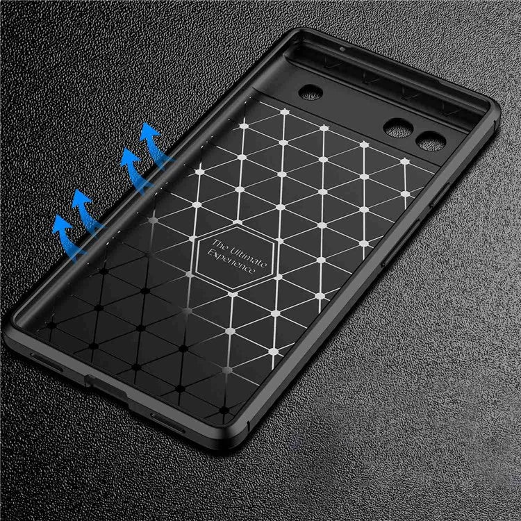 Pixel 6a Case Carbon Fiber Texture