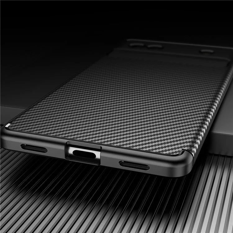 Pixel 6a Case Carbon Fiber Texture