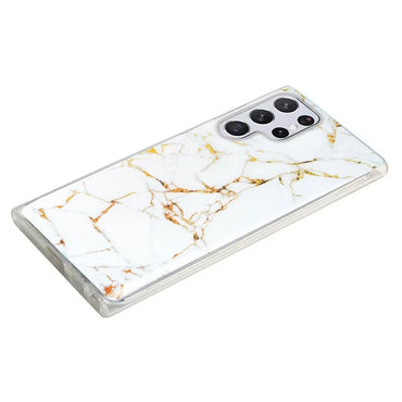 Samsung Galaxy S23 Ultra Ivory Luxe Marble Case