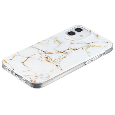 iPhone 12 Ivory Luxe Marble Case