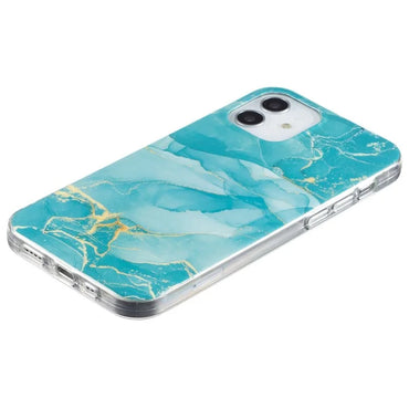 iPhone 12 Celestial Breeze Marble Case