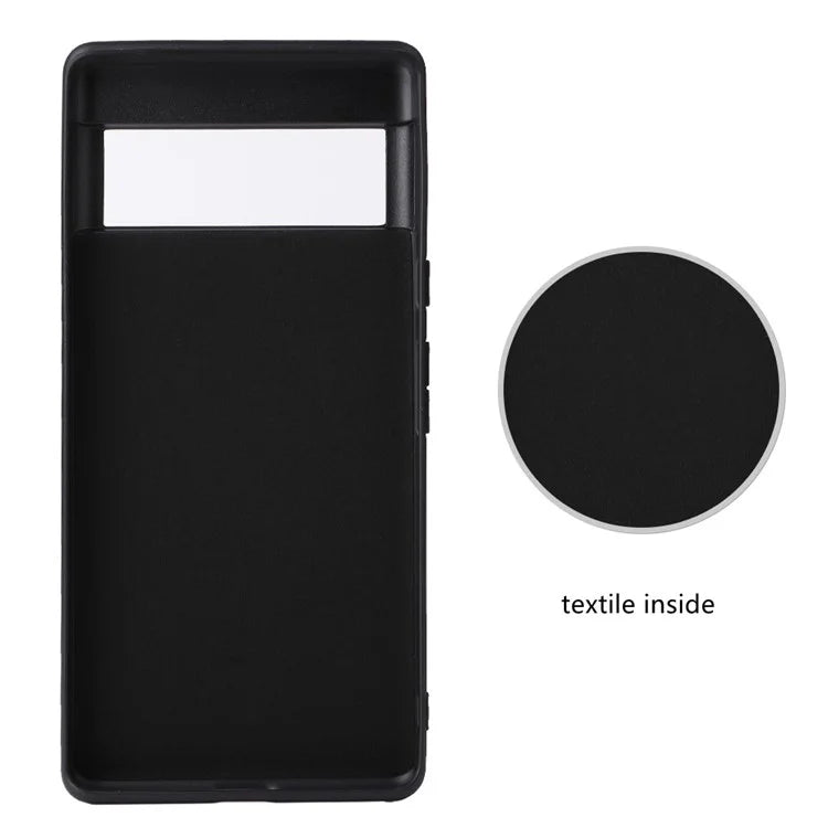 Pixel 6a Case Leather Coated Hybrid