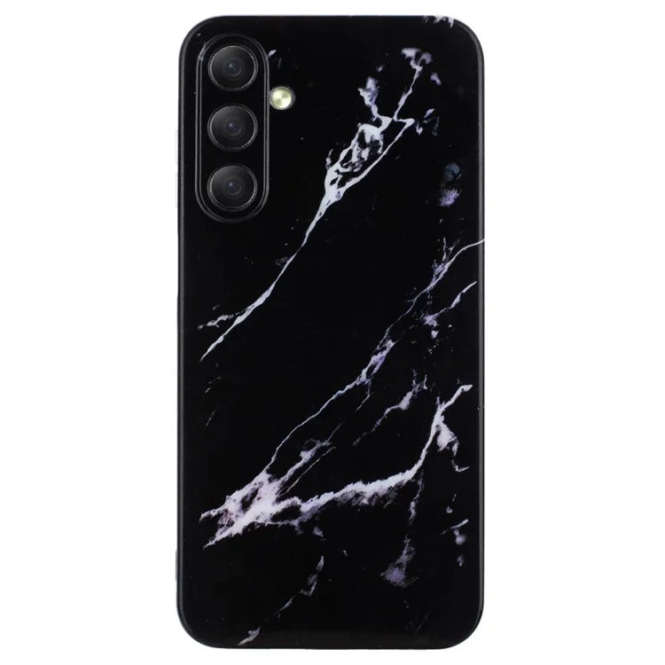 Samsung Galaxy S24 FE Midnight Stone Marble Case