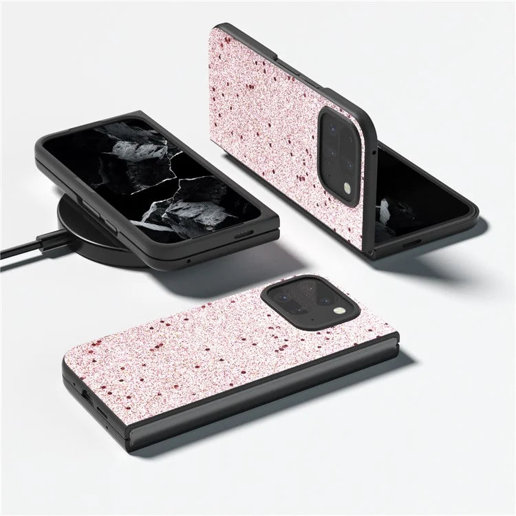 Pixel 9 Pro Fold Case Pink Glitter