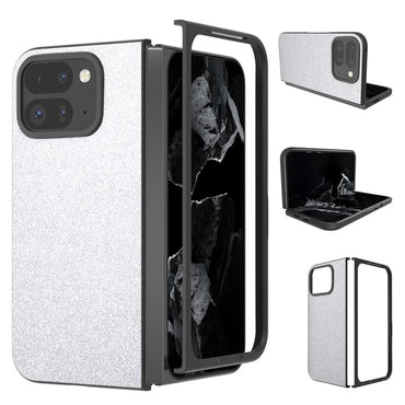 Pixel 9 Pro Fold Case Silver Glitter