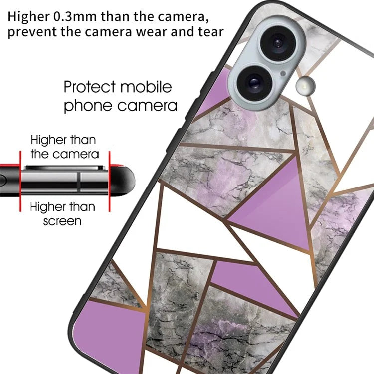 iPhone 16 Plus Amethyst Mist Marble Case