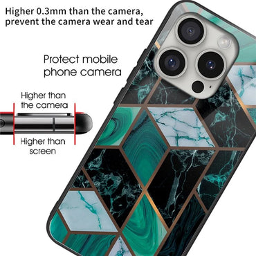 iPhone 16 Pro Max Emerald Vein Marble Case