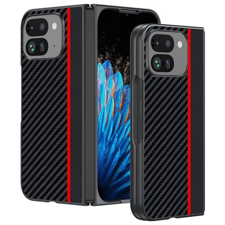 Pixel 9 Pro Fold Case Carbon Leather Mix