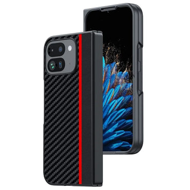 Pixel 9 Pro Fold Case Carbon Leather Mix