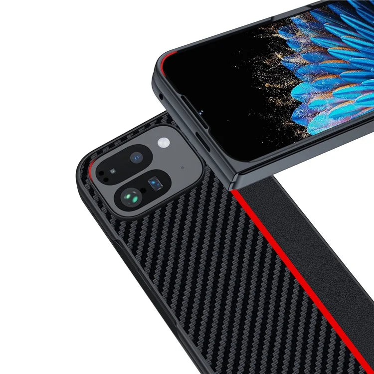 Pixel 9 Pro Fold Case Carbon Leather Mix