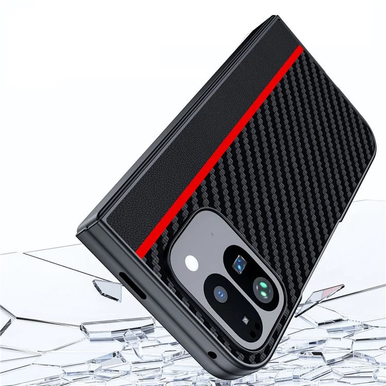 Pixel 9 Pro Fold Case Carbon Leather Mix