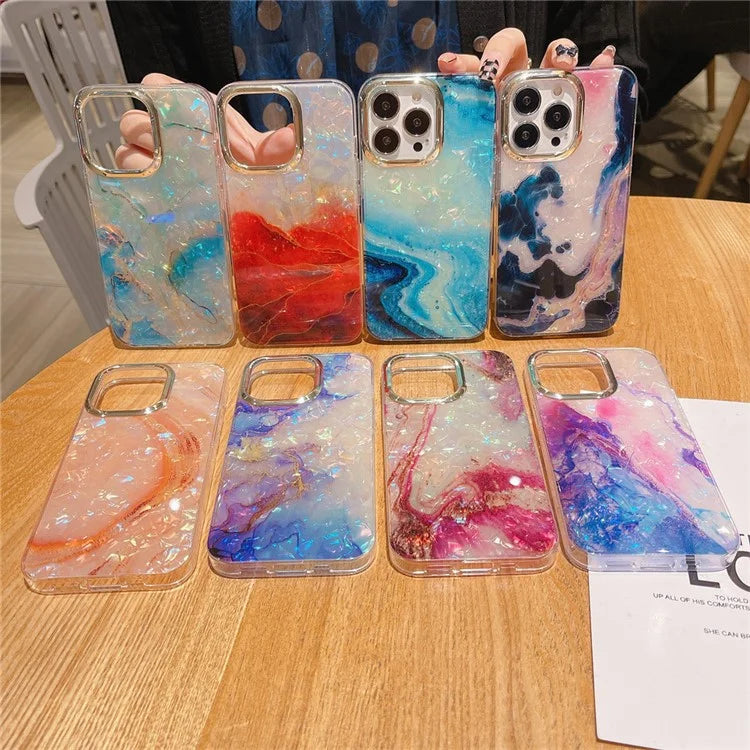 iPhone 16 Pro Marble Pattern Case