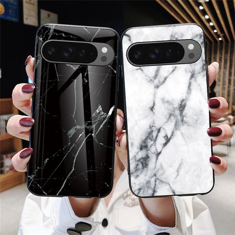Pixel 9 Pro XL Case Emerald Marble