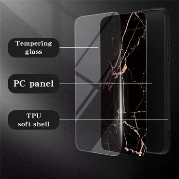 Pixel 9 Case Black Marble