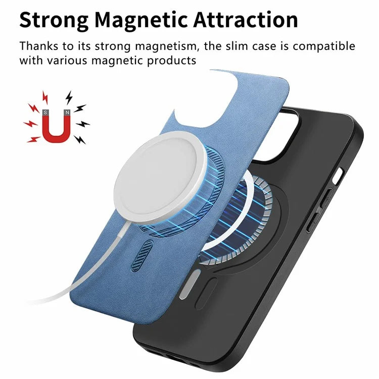 Pixel 9 Pro XL Case Premium Vegan Leather MagSafe
