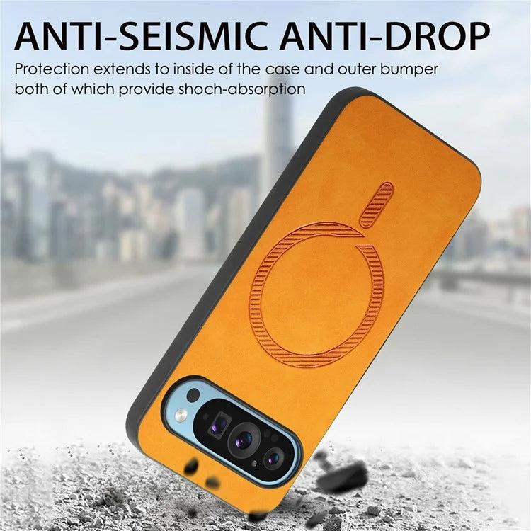 Pixel 9 Pro XL Case Premium Vegan Leather MagSafe