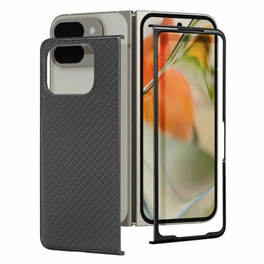 Pixel 9 Pro Fold Case Carbon Leather
