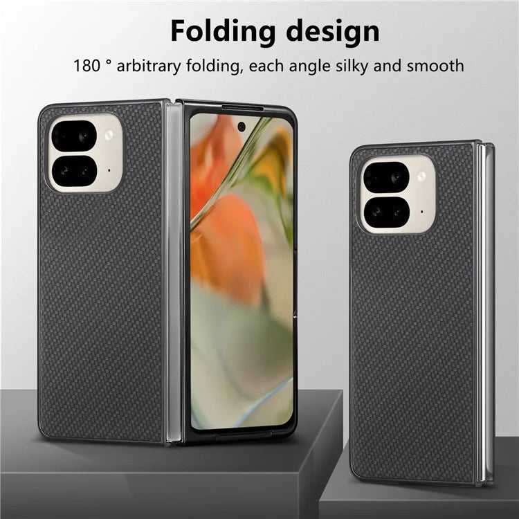 Pixel 9 Pro Fold Case Carbon Leather