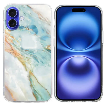 iPhone 16 Plus Painting Marble Case