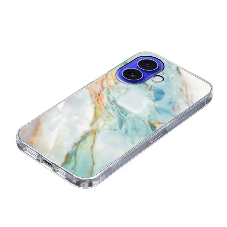 iPhone 16 Plus Painting Marble Case