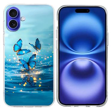 iPhone 16 Plus Water Butterfly Case