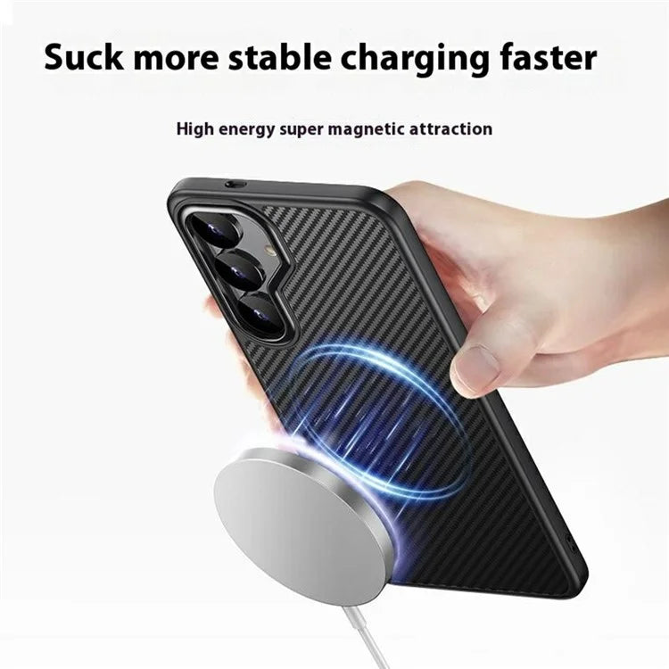 Samsung Galaxy S25 Carbon MagSafe Case