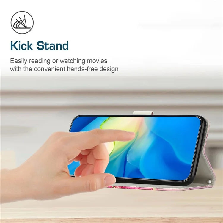 iPhone 16 Pro Leather Mix Blue Marble Case Wallet