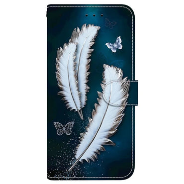 iPhone 16 Plus Butterfly Feather Case Wallet