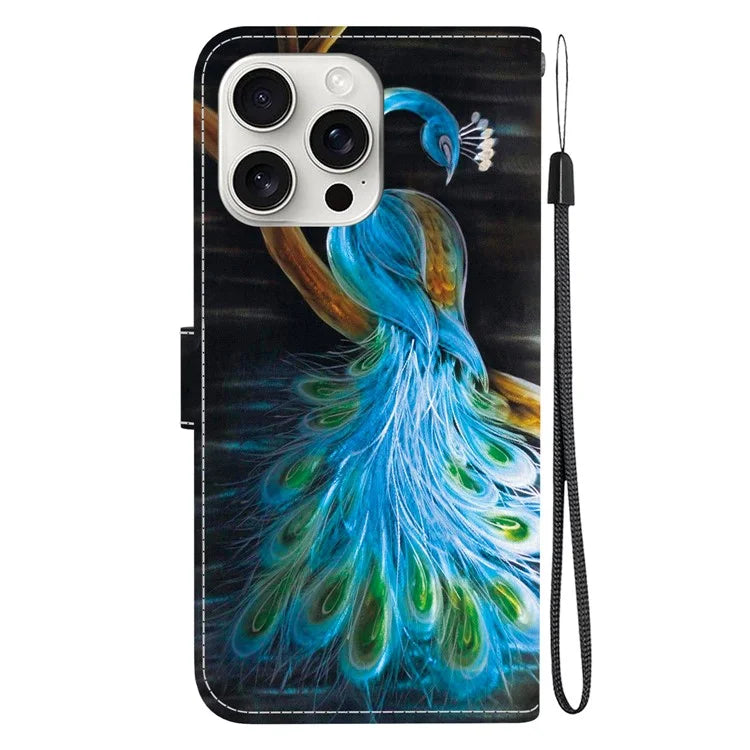 iPhone 16 Pro Max Peacock Case Wallet