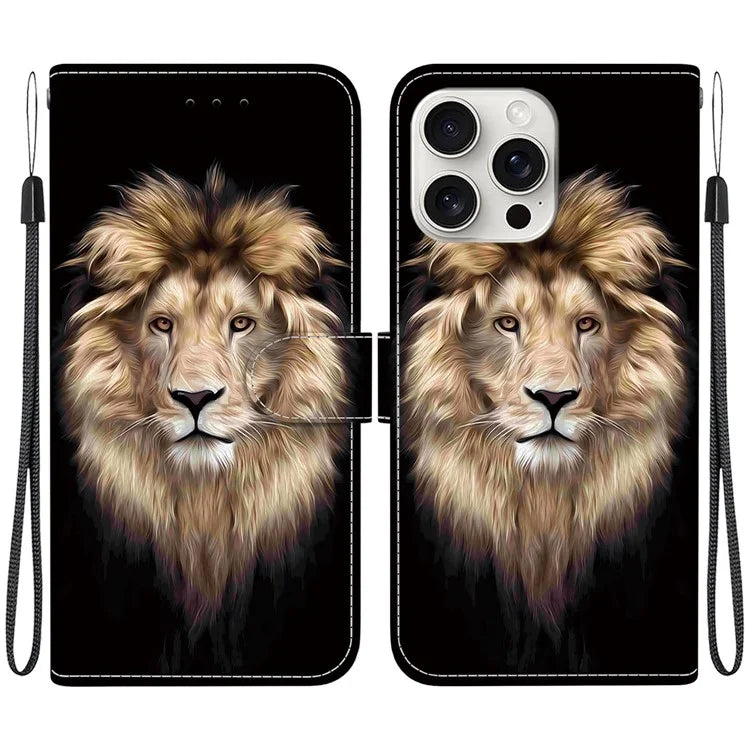 iPhone 16 Pro Max Lion Heart Case Wallet